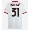 AC Milan Strahinja Pavlovic #31 Bortatröja 2024-25 Korta ärmar